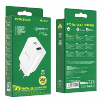 Мережевий Зарядний Пристрій Borofone BA56A Lavida 2USB PD20w + QC3.0