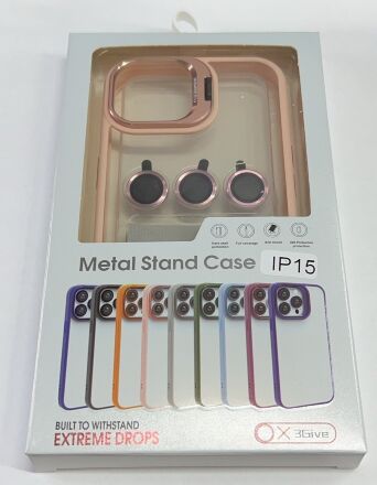 Чехол Metal Stand Case Apple Iphone 15