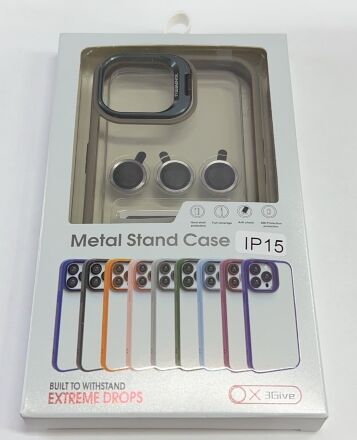 Чехол Metal Stand Case Apple Iphone 15