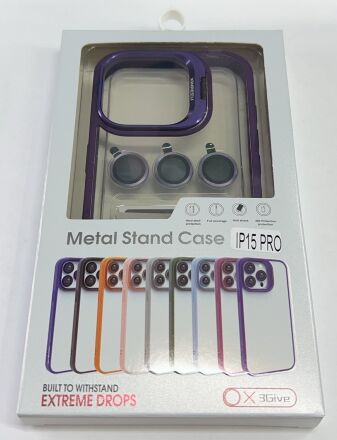 Чехол Metal Stand Case Apple Iphone 15 Pro