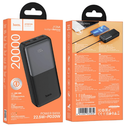 Power Bank Hoco J136A 20000mAh 22.5W