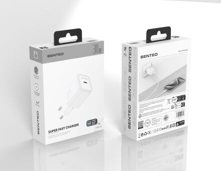 Сетевое Зарядное Устройство Senteo Z-16 Fast Charger 30W USB-C