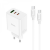 Мережевий Зарядний Пристрій Hoco C126A 3USB PD40w Type-C to Type-C