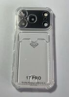 Case Clear Card Holder for Apple Iphone 17 Pro