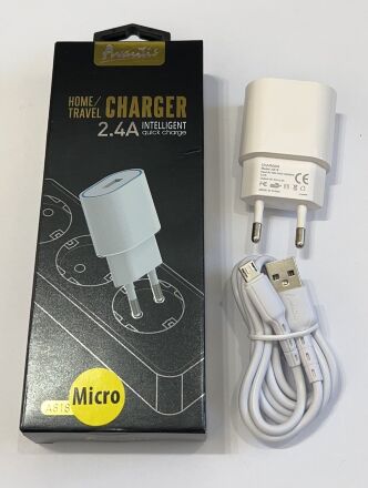 Мережевий Зарядний Пристрій Avantis A818 Pro 1USB Micro