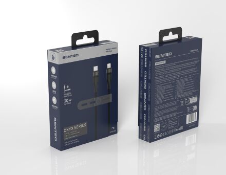 USB Cable Senteo SM-05 ONYX series USB C to Ligtning 30W