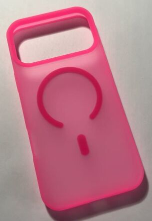 Чехол Silicone and Plastic Matte Nofelet for Apple Iphone 17 ProMax with Magsafe