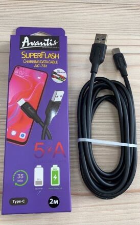 USB Cable Avantis Super Flash AC-75t 2m Type-C