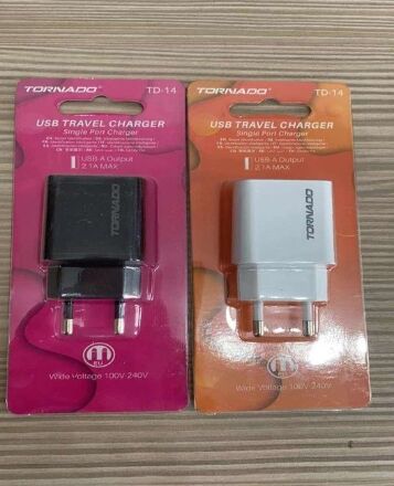 Мережевий Зарядний Пристрій Tornado TD-14 1USB
