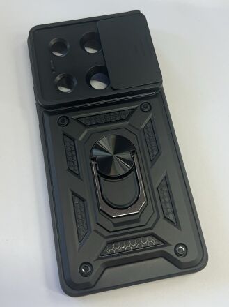 Armor Case With Curtain for Xiaomi Redmi Note 13 Pro 4G/Redmi Note 14 S/Poco M6 Pro 4G